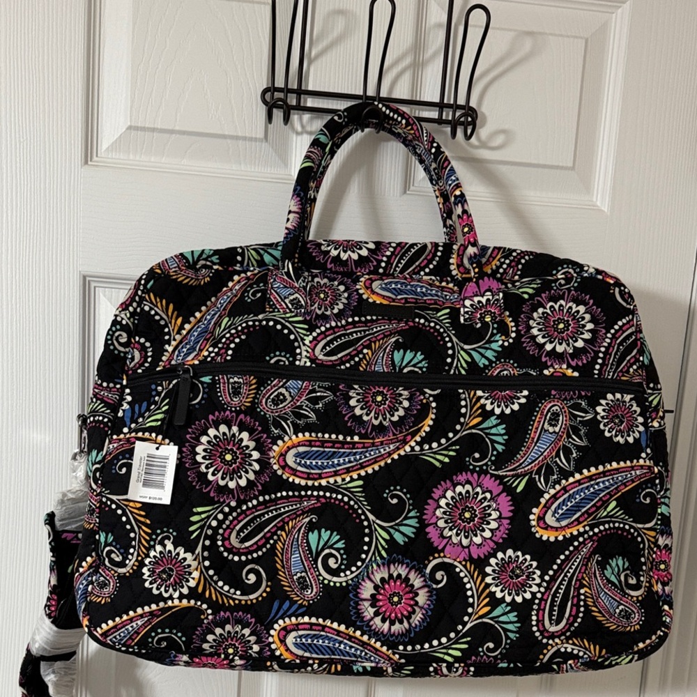 Vera Bradley Grand Weekender, Bandana Swirl Travel Bag
